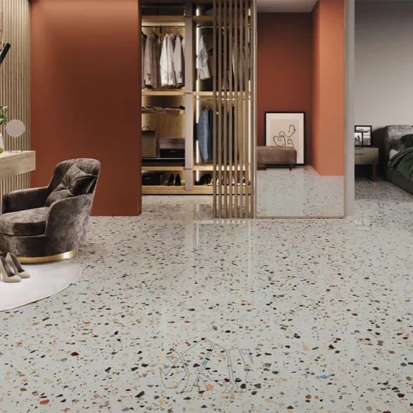 large chip terrazzo tile 